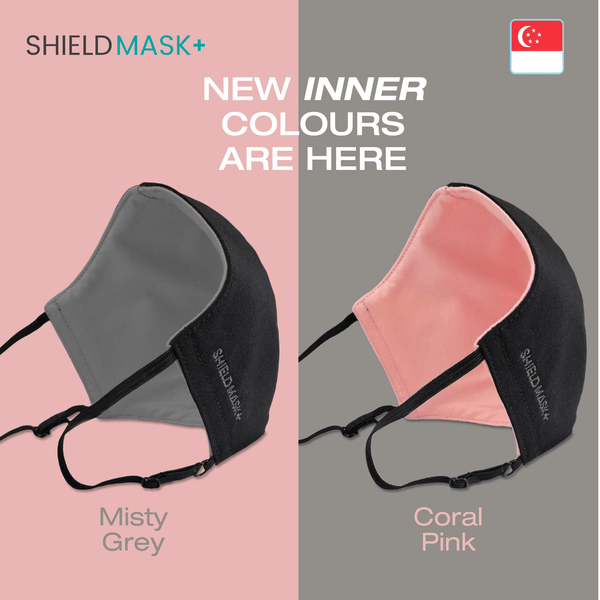 ShieldMask+ (Kids) - Classic Black - Shevron