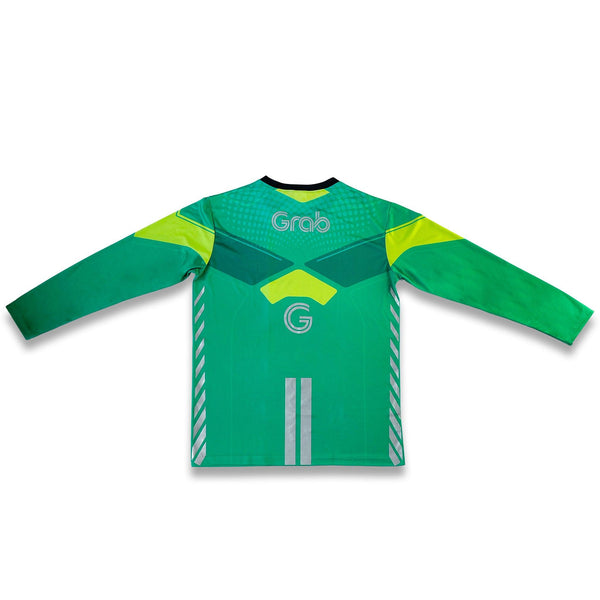 Grab Customised 100% RPET UV Protection Crew Neck Long Sleeve Shirt - Shevron