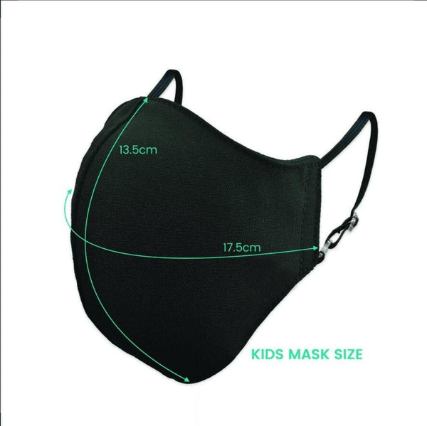 ShieldMask+ (Kids) - Classic Black - Shevron