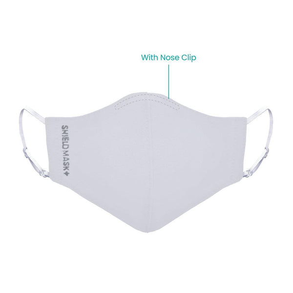 ShieldMask+ (Kids) - Ultrasoft Bamboo Edition (WHITE) - Shevron