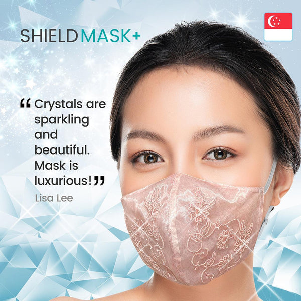 ShieldMask+ Swarovski Crystals - Shevron