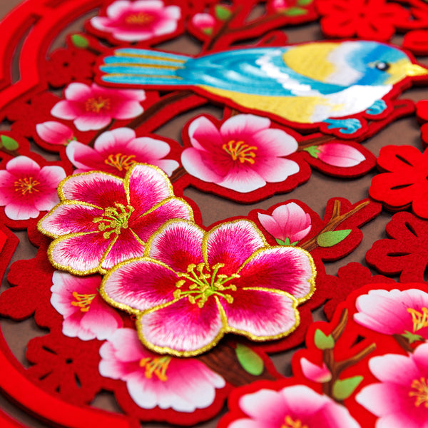 Wall Decor - 吉祥 (Magpies and Blossoms)