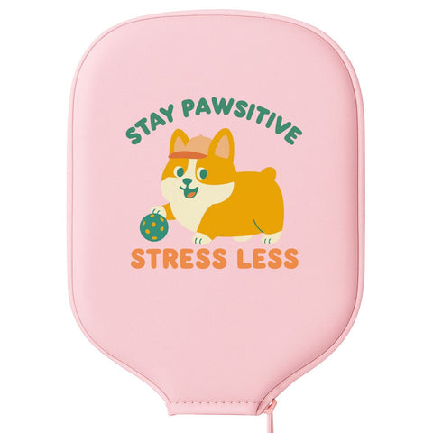 Stay Pawsitive, Stress Less Paddle Cover