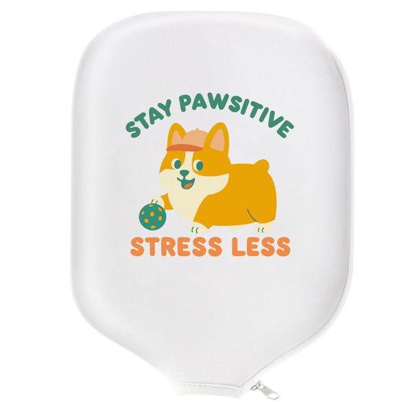 Stay Pawsitive, Stress Less Paddle Cover