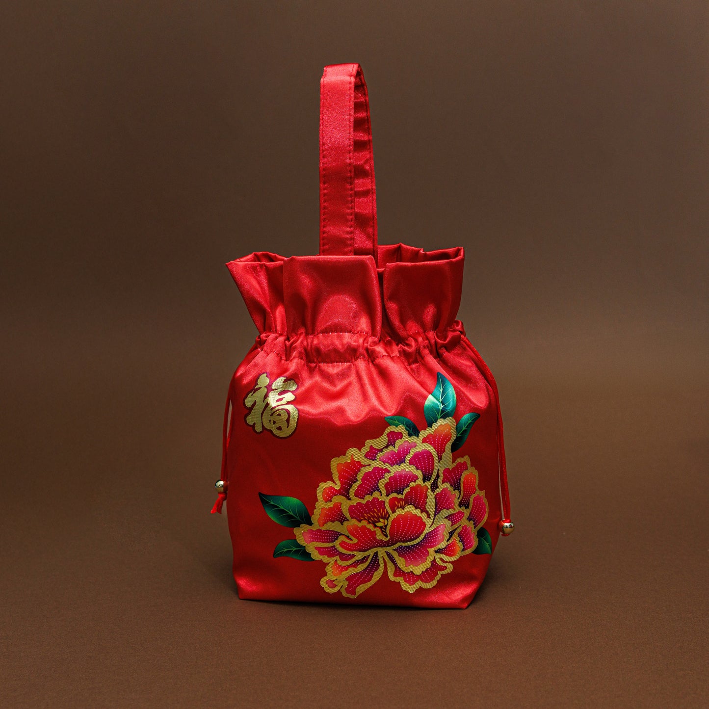 2026 Peony Tangerine Pouch