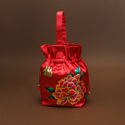 2026 Peony Tangerine Pouch