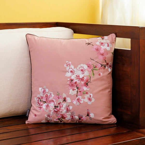 2025 Blooming Cherry Blossom Cushion Cover Set