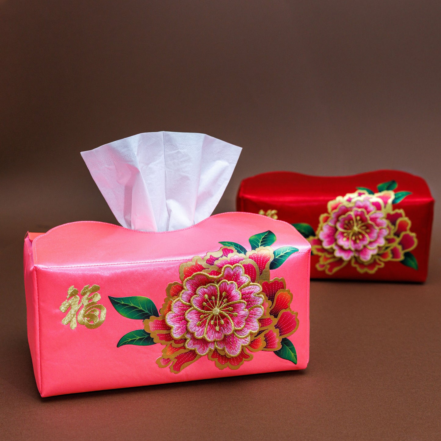 2026 福 Tissue Box Holder