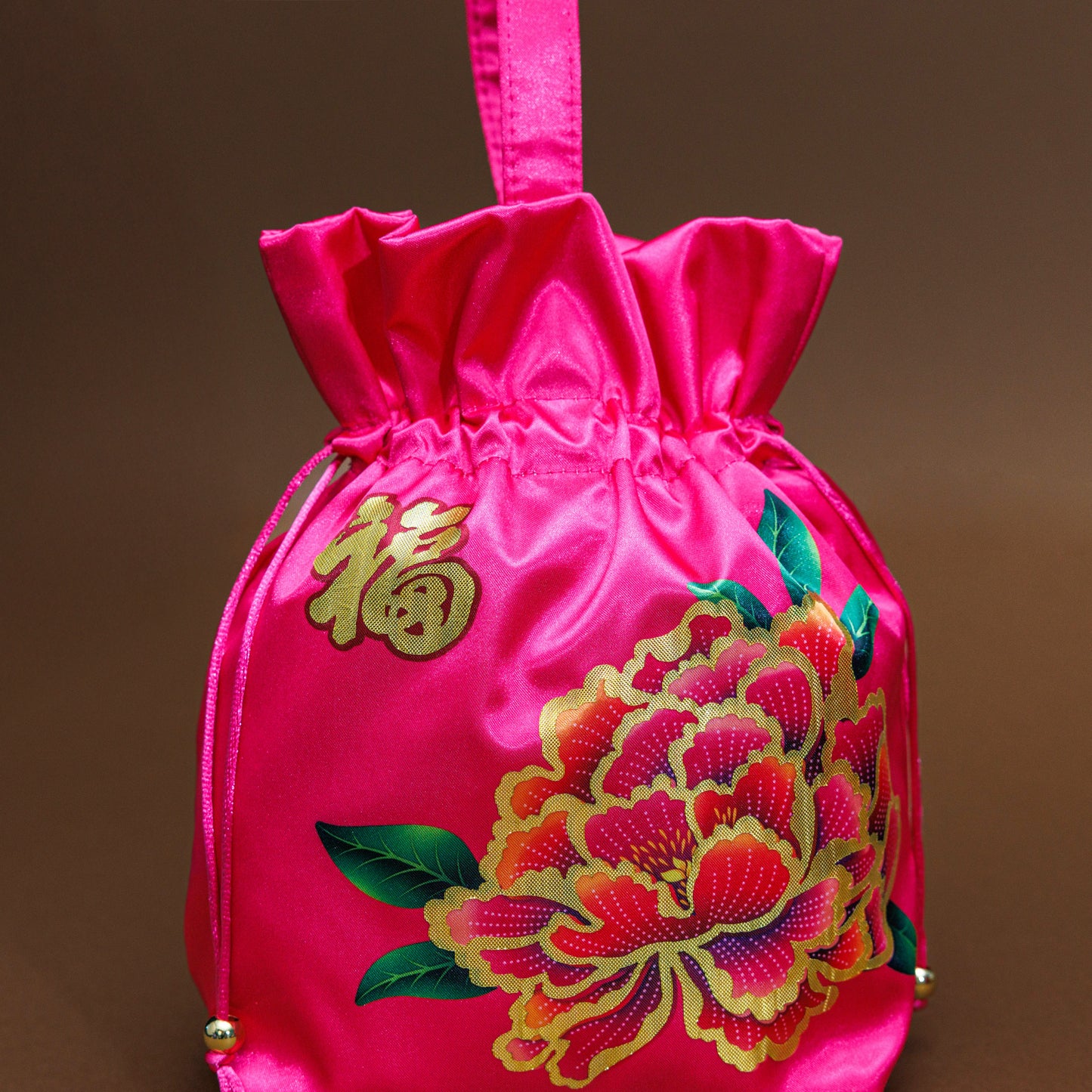 2026 Peony Tangerine Pouch