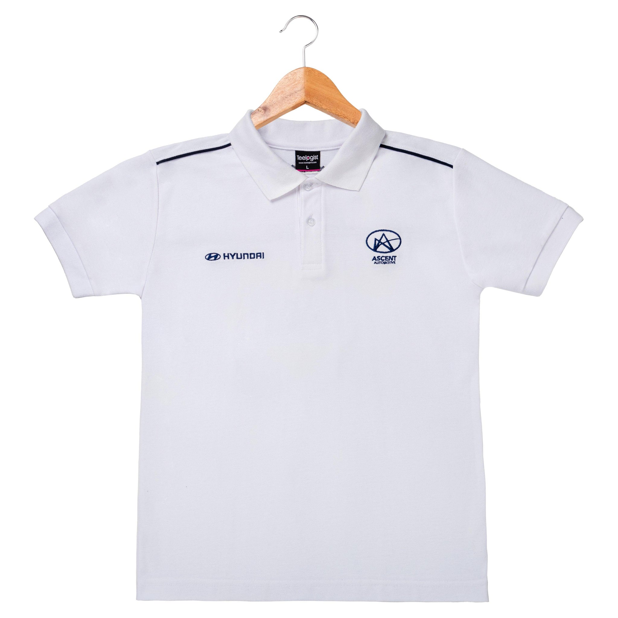 Ascent Automotive Customize Polo Shirt with Piping - Shevron