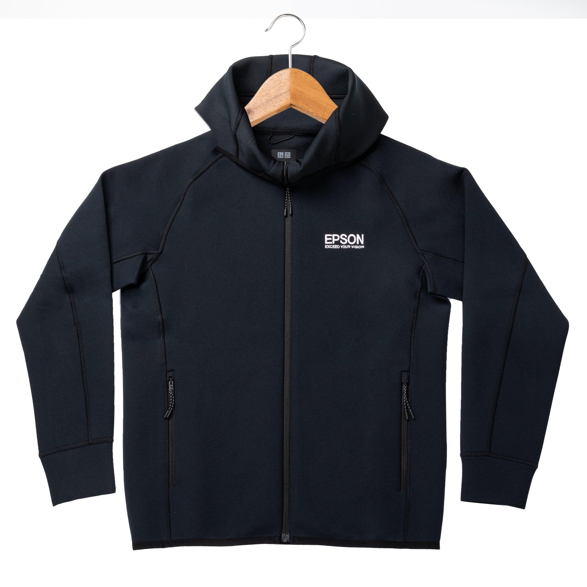 EPSON Ultra Stretch Dry Sweat Full Zip Hoodie - Shevron