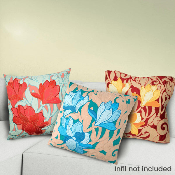Satin Cushion Sleeves Magnolia Collection - Shevron