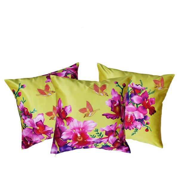 Satin Cushion Sleeves Vanda Sunbird Collection - Shevron