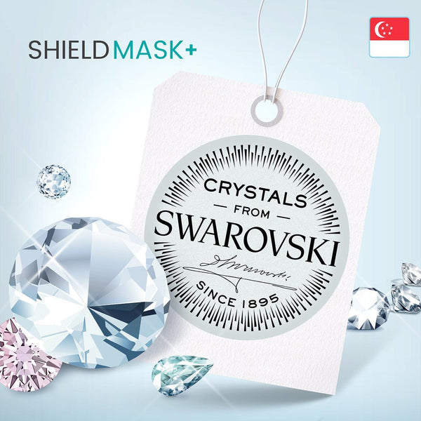 ShieldMask+ Swarovski Crystals - Shevron